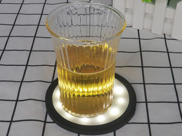 led燈硅膠杯墊,創意防燙水杯墊-硅膠墊 led燈硅膠杯墊,創意防燙水杯墊-硅膠墊