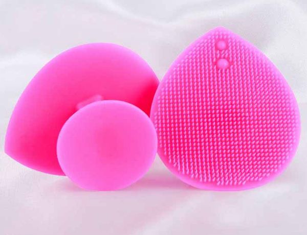 臉部毛孔硅膠清潔刷，手動按摩潔面刷-硅膠刷