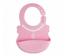 寶寶防水硅膠圍兜，嬰兒吃飯口水巾罩衣